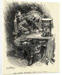 Nicholas II Watching Hourglass by Anonymous