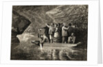 People Crossing River Styx in Mammoth Cave of Kentucky by Anonymous
