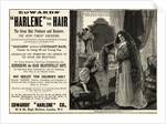 Advertisement for "Harlene for the Hair" by Anonymous