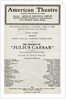 Showbill From Julius Ceaser by Anonymous