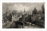 Illustrated View of Chipping Ongar in Essex by Anonymous
