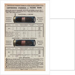 French Advertisement for Shotgun Cartridges by Anonymous