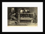 Horses on a Belgian Threshing Machine by Anonymous