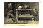 Horses on a Belgian Threshing Machine by Anonymous