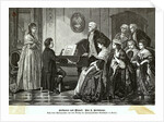 Illustration of Mozart and Beethoven by Anonymous