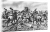 War Scene with Troops on Horseback by Anonymous