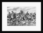 War Scene with Troops on Horseback by Anonymous