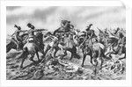 War Scene with Troops on Horseback by Anonymous