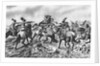 War Scene with Troops on Horseback by Anonymous