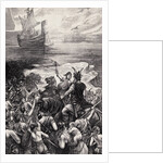 Teutone Soldiers Gathered on Shore by Anonymous