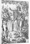 Female Expressing Her Opinions to Military Officer by Anonymous