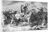 Clovis on Horseback and Gesturing for Prayer by Anonymous