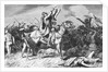 Clovis on Horseback and Gesturing for Prayer by Anonymous