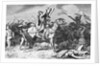 Clovis on Horseback and Gesturing for Prayer by Anonymous