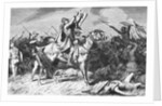 Clovis on Horseback and Gesturing for Prayer by Anonymous