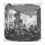 Engraving of the Revolution in Germany in 1848 by Anonymous