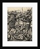 Engraving of the Battle of Poitiers by Anonymous