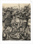 Engraving of the Battle of Poitiers by Anonymous