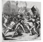 Illustration of Struggle Between Parliament and Revolutionists by Anonymous