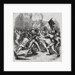 Illustration of Struggle Between Parliament and Revolutionists by Anonymous