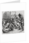 Illustration of Struggle Between Parliament and Revolutionists by Anonymous