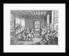 Illustration of Royal Commissioners Thrown Out Window by Anonymous
