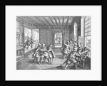 Illustration of Royal Commissioners Thrown Out Window by Anonymous