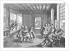 Illustration of Royal Commissioners Thrown Out Window by Anonymous