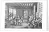 Illustration of Royal Commissioners Thrown Out Window by Anonymous