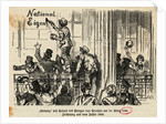 Illustration of Boy Writing on Wall by Anonymous