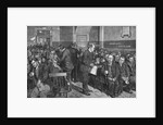 Homeless Men Receiving Coffee by Anonymous