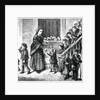 Illustration of Impoverished Children Receiving Food by Anonymous