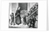 Illustration of Impoverished Children Receiving Food by Anonymous