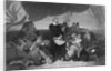 Engraving of Christopher Columbus and Crew Seeing New World by Anonymous