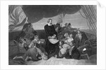 Engraving of Christopher Columbus and Crew Seeing New World by Anonymous