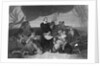 Engraving of Christopher Columbus and Crew Seeing New World by Anonymous
