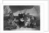 Engraving of Christopher Columbus and Crew Seeing New World by Anonymous