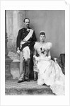 Denmark's Frederik VIII and Queen Louisa by Anonymous