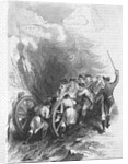 19th Century Troops Hauling a Cannon by Anonymous