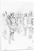 Illustration Showing Alexander The Great Speaking to His Soldiers by Anonymous
