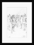 Illustration Showing Alexander The Great Speaking to His Soldiers by Anonymous