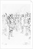 Illustration Showing Alexander The Great Speaking to His Soldiers by Anonymous