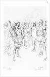 Illustration Showing Alexander The Great Speaking to His Soldiers by Anonymous