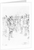 Illustration Showing Alexander The Great Speaking to His Soldiers by Anonymous