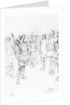 Illustration Showing Alexander The Great Speaking to His Soldiers by Anonymous