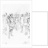 Illustration Showing Alexander The Great Speaking to His Soldiers by Anonymous