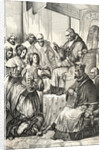 Sweden's Queen Christina Bowing to Priest by Anonymous
