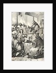 Sweden's Queen Christina Bowing to Priest by Anonymous