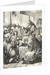 Sweden's Queen Christina Bowing to Priest by Anonymous