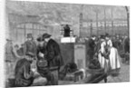 Woodcut of Travelers Being Disinfected by Anonymous